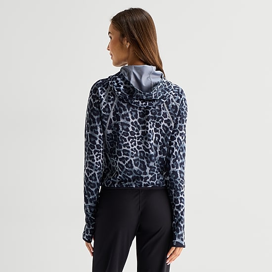 Xersion EverUltra™ Womens Hooded Long Sleeve Quick Dry Sweatshirt
