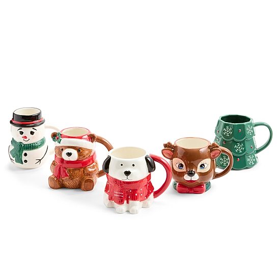 North Pole Trading Co. Holiday Bear Mug