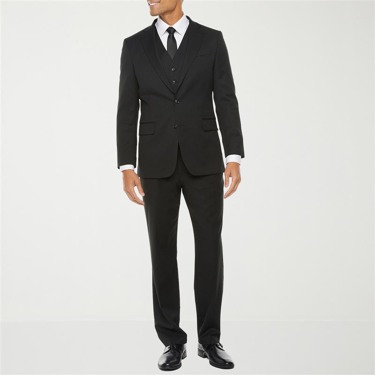 Stafford Coolmax All Season Ecomade Mens Classic Fit Flat Front Suit Pant