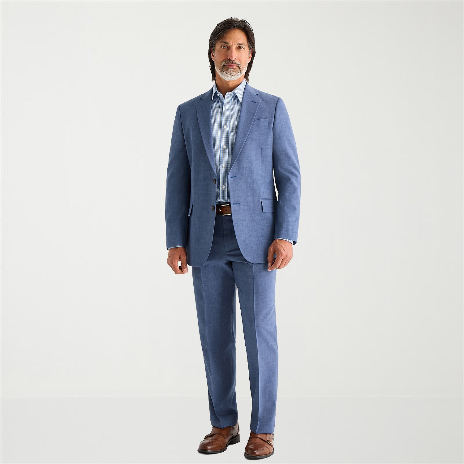 Stafford Smart Tech Mens Classic Fit Flat Front Suit Pant