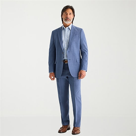 Stafford Smart Tech Mens Classic Fit Flat Front Suit Pant