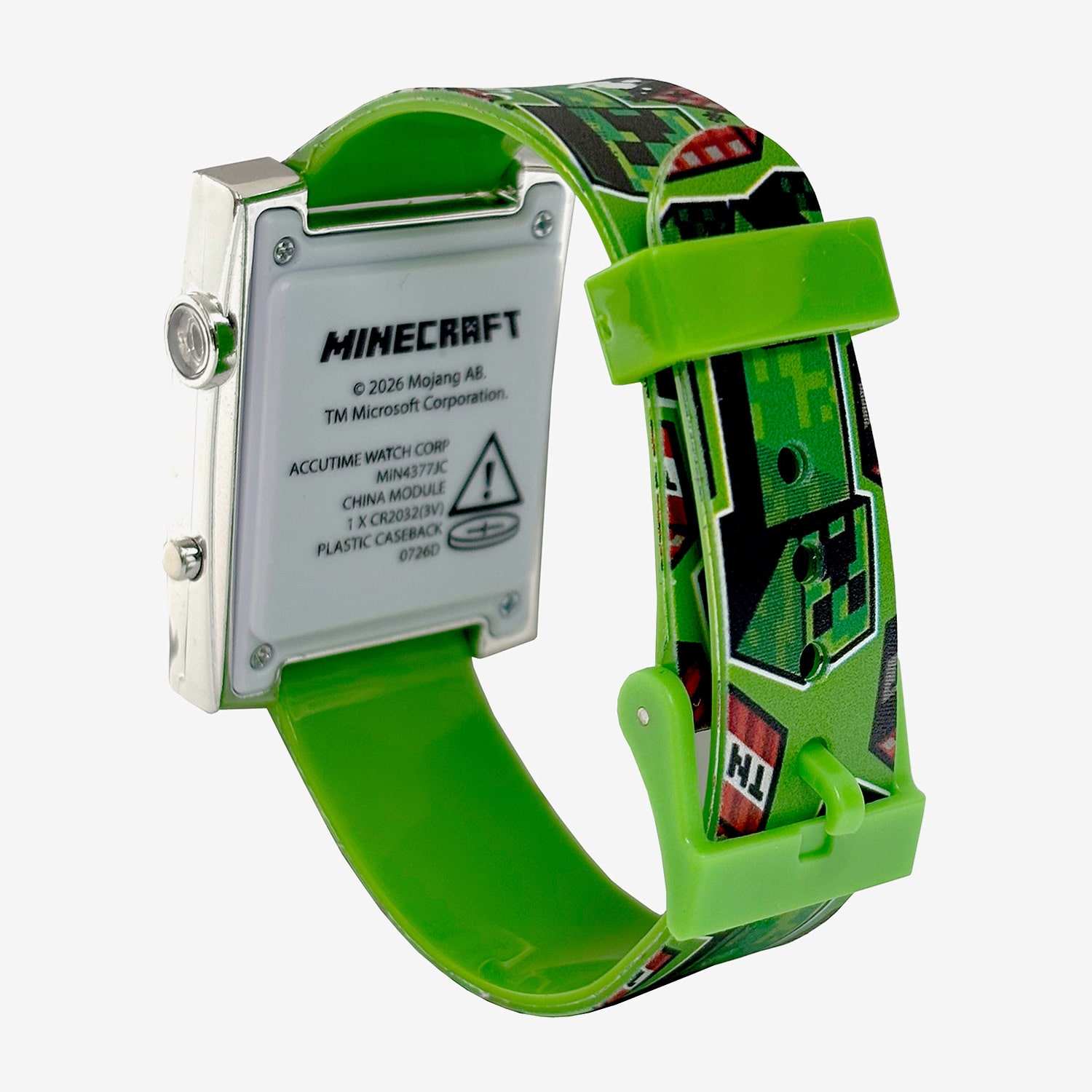 Kids Character Single Watch Minecraft Unisex Multicolor Strap Watch Min4377jc