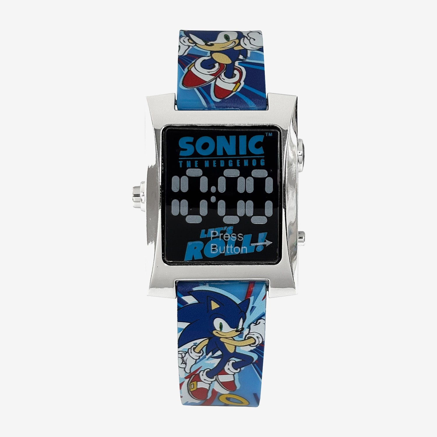 Kids Character Single Watch Sonic the Hedgehog Unisex Multicolor Strap Watch Snc4501mjc