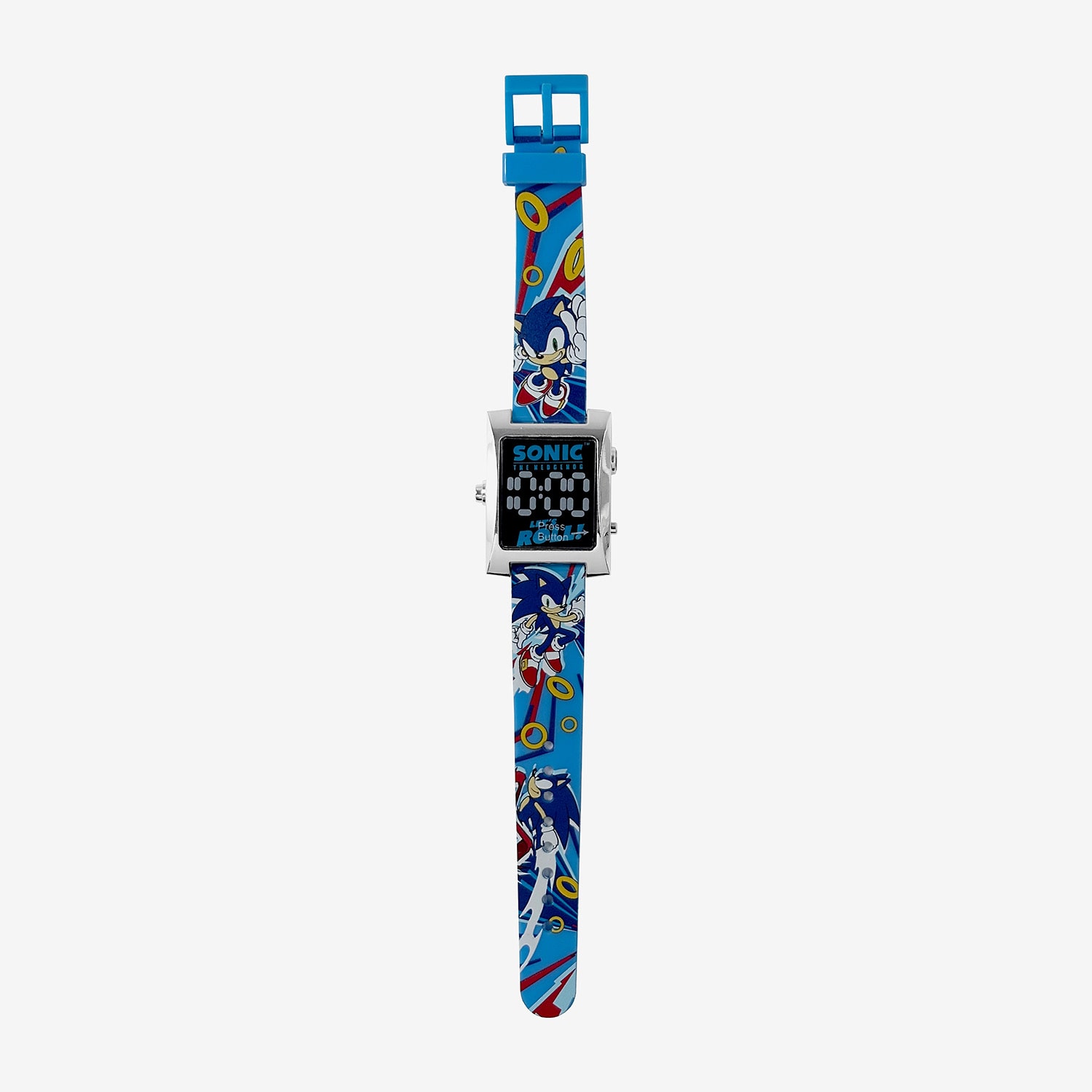 Kids Character Single Watch Sonic the Hedgehog Unisex Multicolor Strap Watch Snc4501mjc