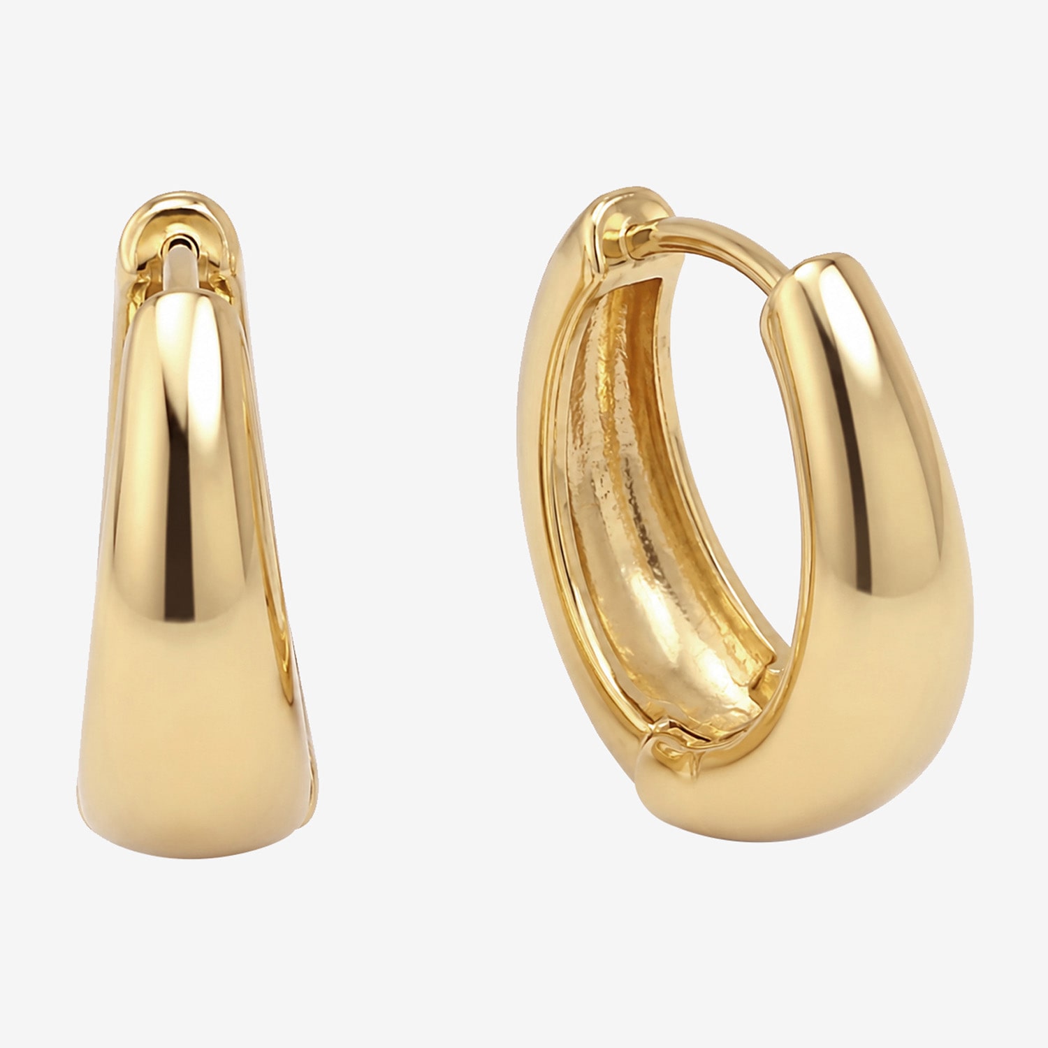 Sparkle Allure Sparkle Allure Womens 14K Gold Over Brass 2 Pair Earring Set