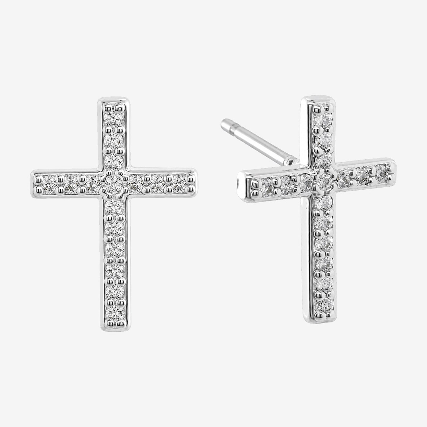 Sparkle Allure Sparkle Allure Womens Simulated Cubic Zirconia Round 2 Pair Earring Set