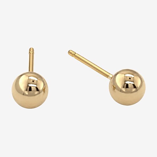 Sparkle Allure Sparkle Allure Womens Cubic Zirconia 14K Gold Over Brass 2 Pair Earring Set