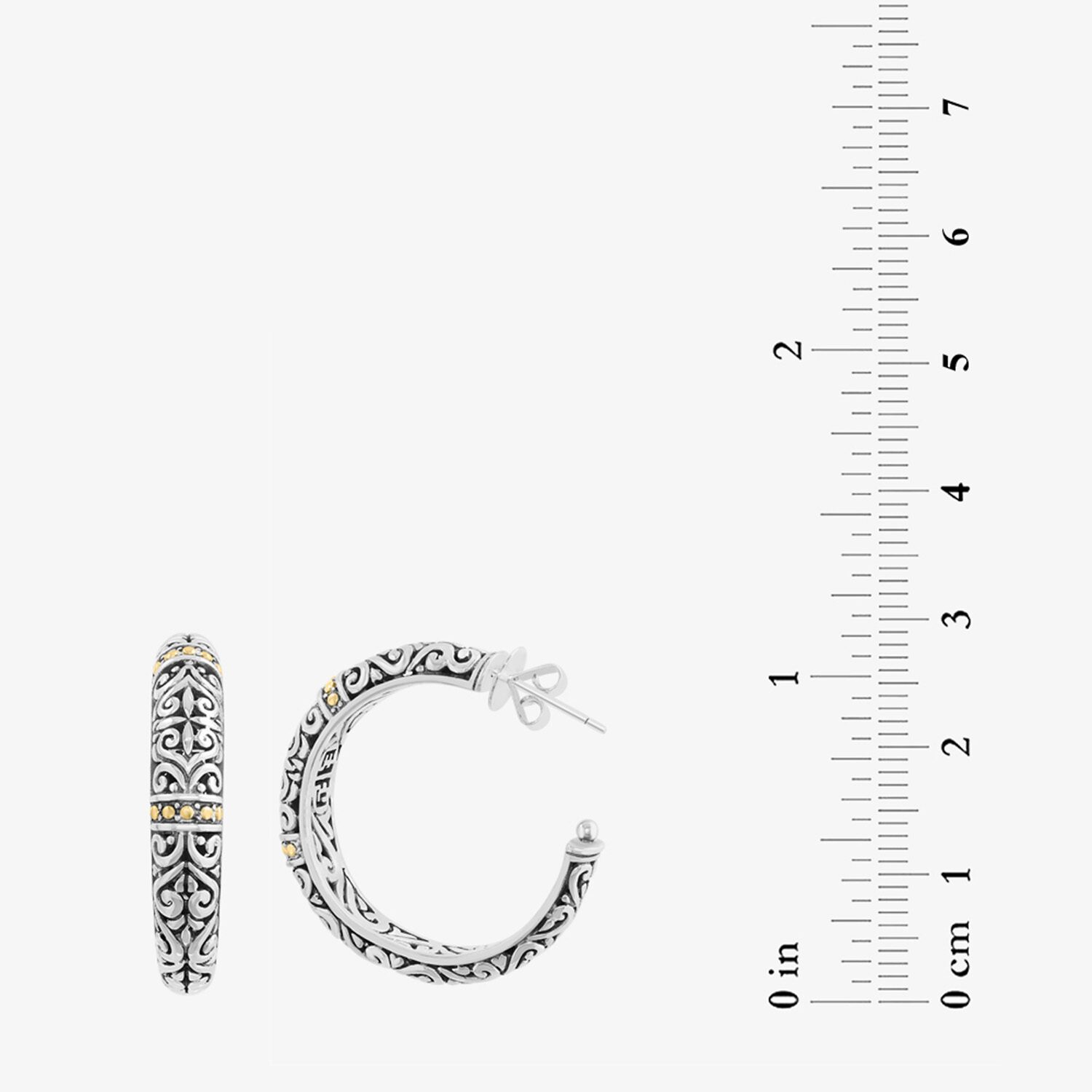 Effy Final Call Limited Quantities! Womens 18K Gold Over Silver 25mm Hoop Earrings