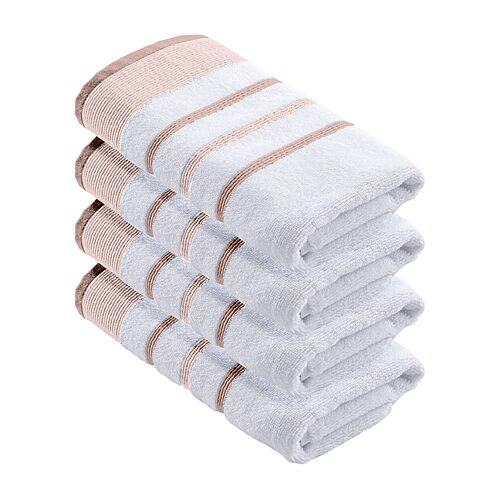 Linery Luxury Cotton Decorative 4-pc. Hand Towel In Pink
