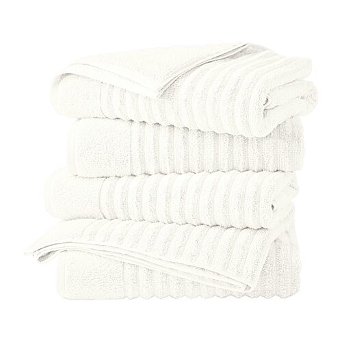 Linery Luxurious Cotton 4-pc. Quick Dry Bath Towel In Beige
