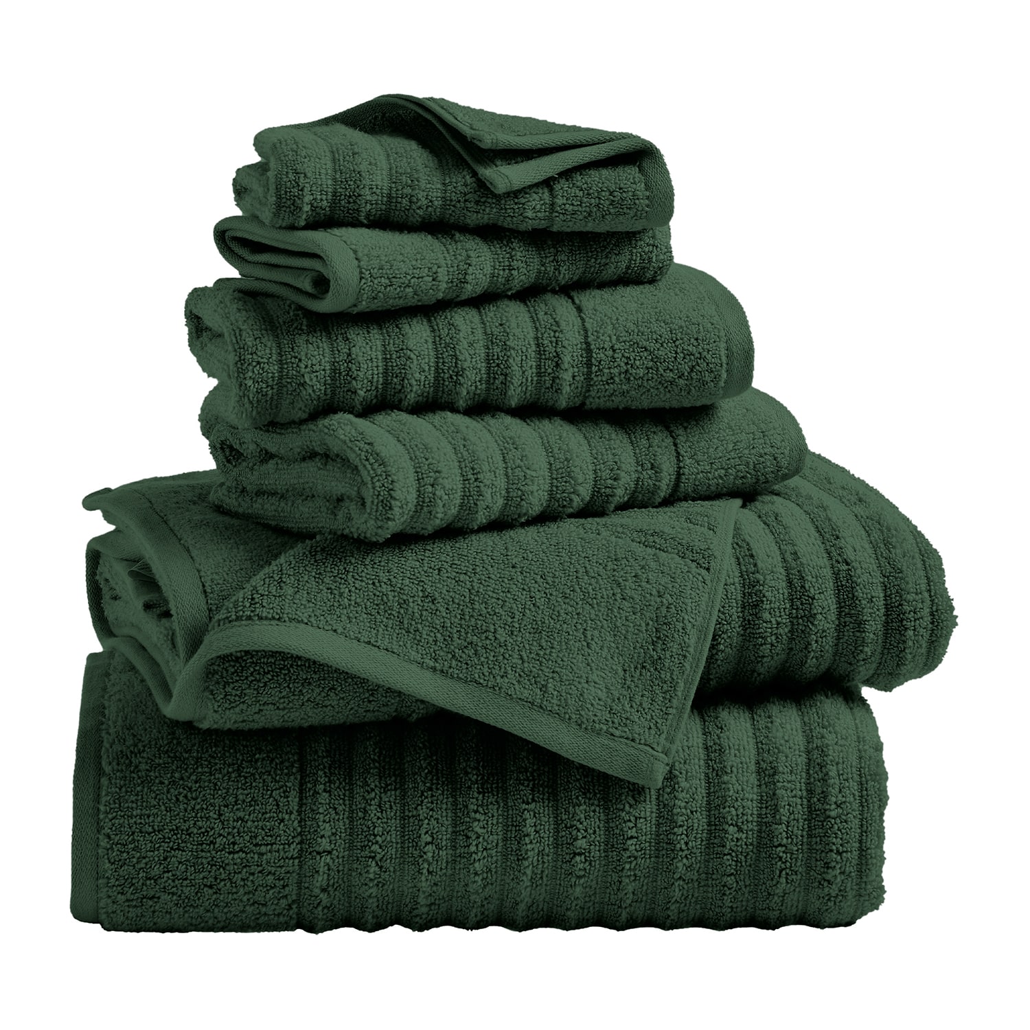 Linery Luxurious Cotton 6-pc. Quick Dry Bath Towel Set