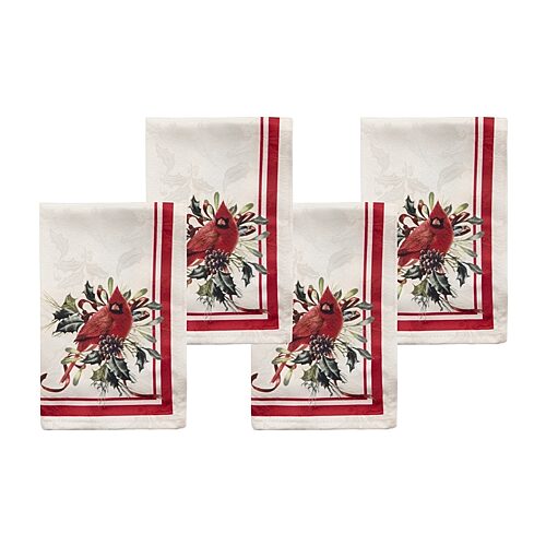 Lenox Holiday Winter Greetings Napkins, Set of 4 - Multi
