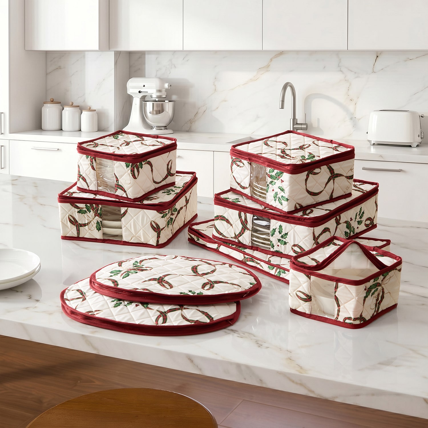 Lenox Nouveau Christmas Holiday Storage Set