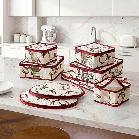 Lenox Nouveau Christmas Holiday Storage Set