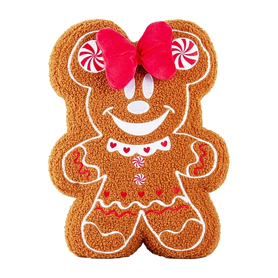 Disney Collection Gingerbread Minnie Mouse Throw Pillow