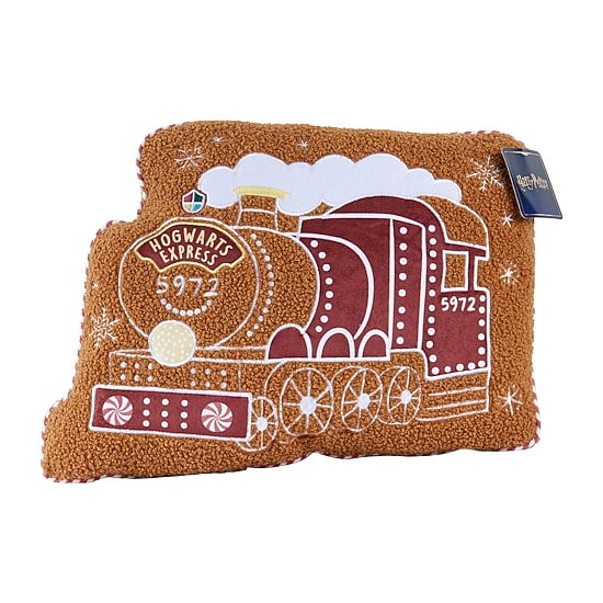Hogwarts Express Gingerbread Harry Potter Throw Pillow