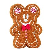 Disney Collection Gingerbread Mickey Mouse Throw Pillow