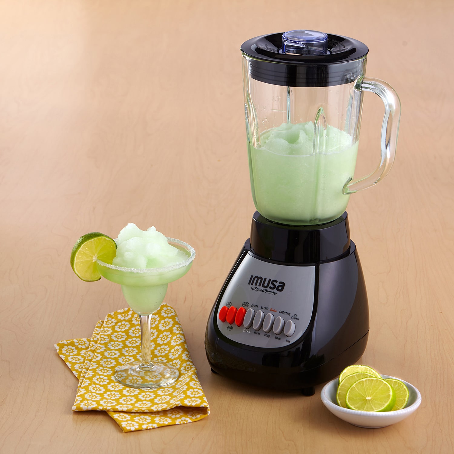 IMUSA Electric Blender With Glass Jar, Speed 10-Speed Blender