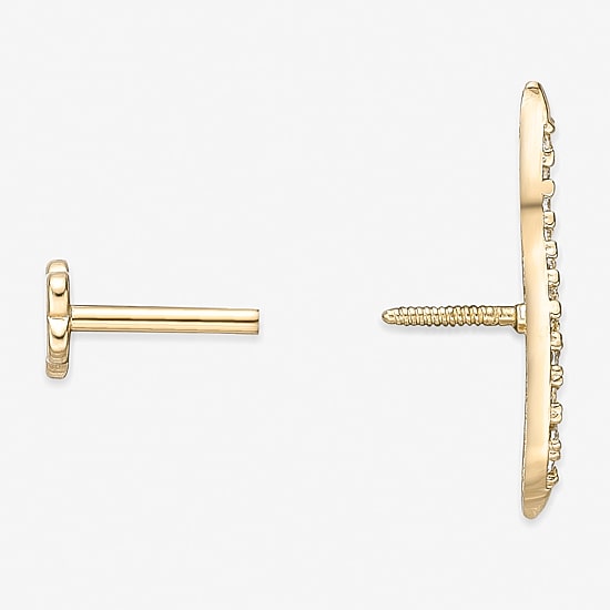 14K Gold Cartilage Earring