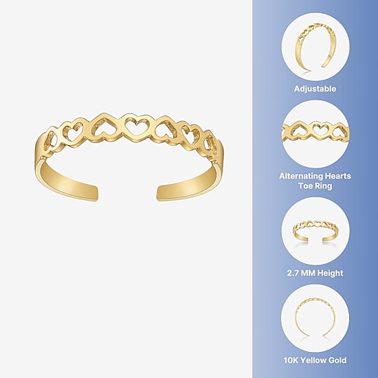 14K Gold Toe Ring