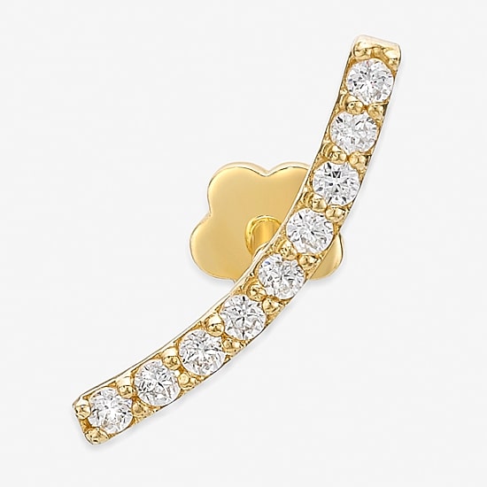 14K Gold Cartilage Earring