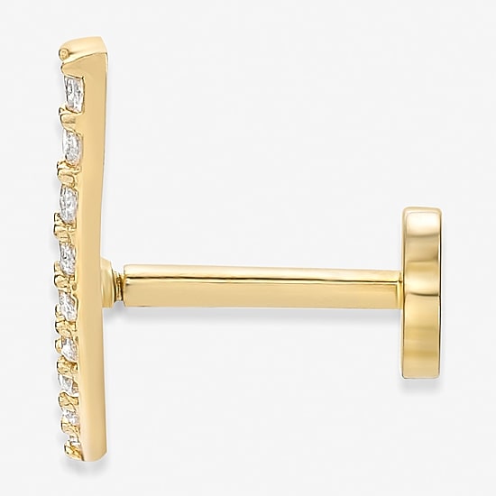 14K Gold Cartilage Earring