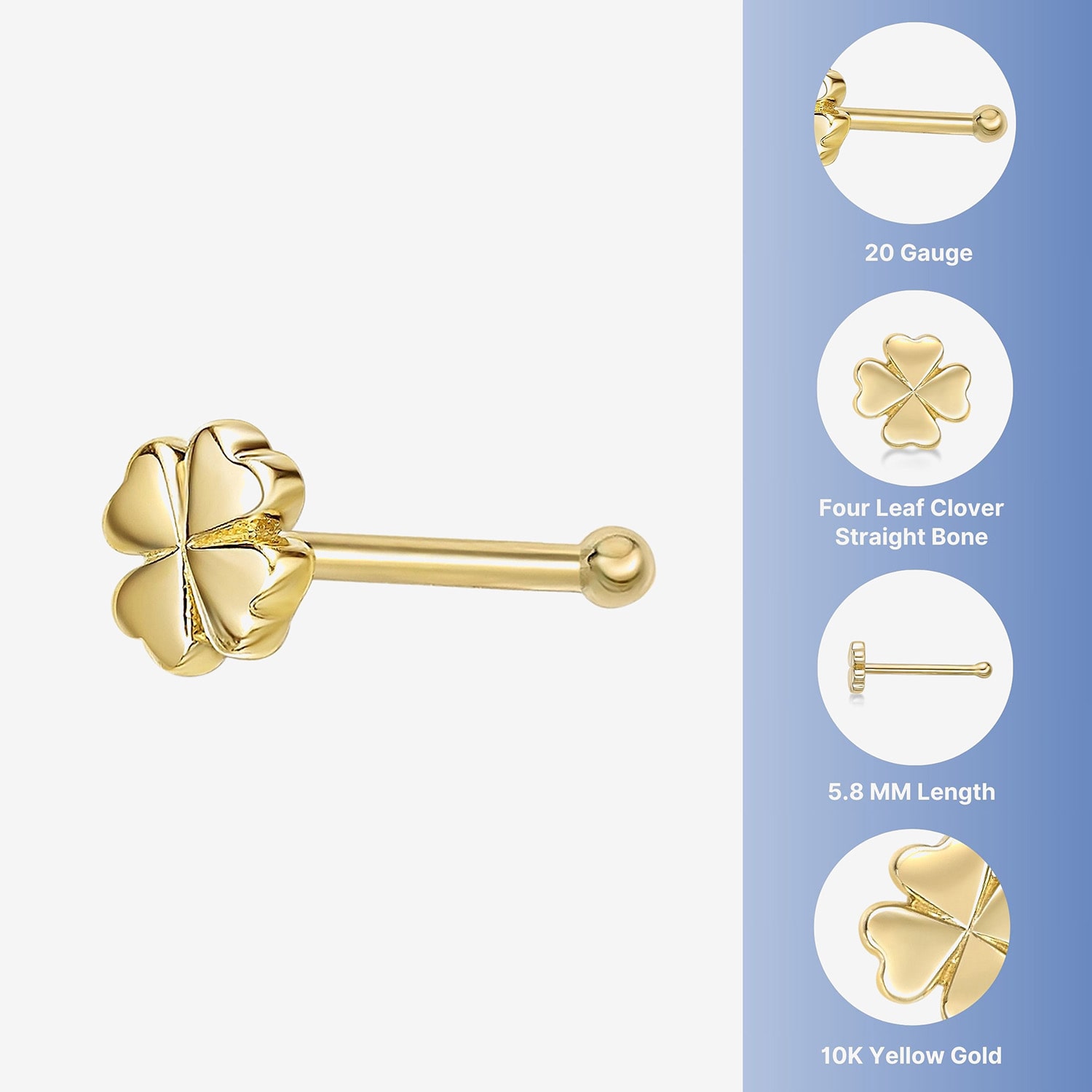 10K Gold Nose Ring