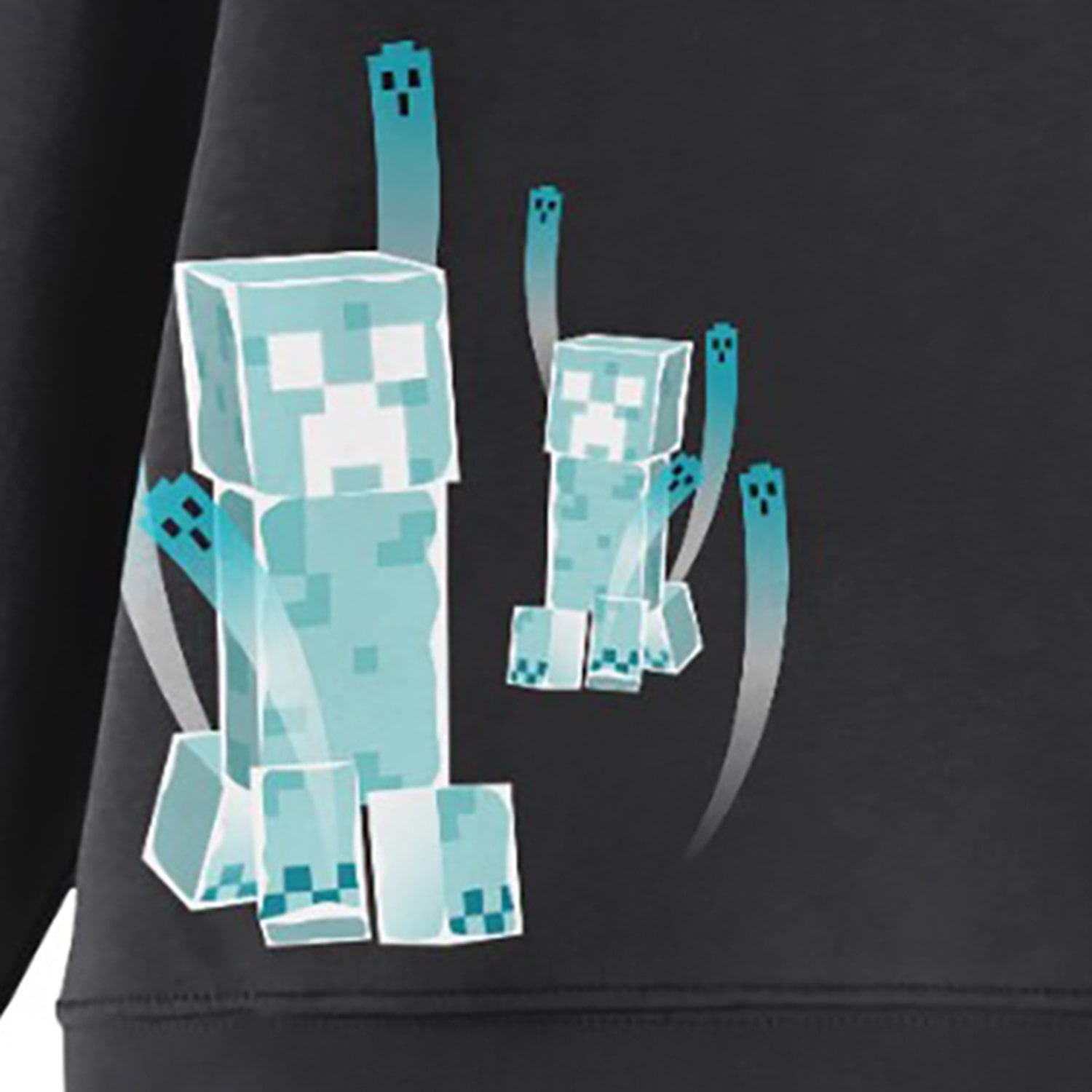 Little & Big Kid Boys Long Sleeve Minecraft Fleece Hoodie