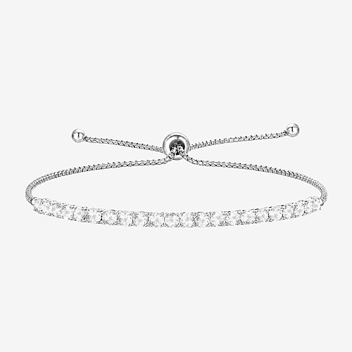 (G-H / Vsi-Vs2) Womens 1 1/2 CT. T.W. Lab Grown White Diamond Sterling Silver Bolo Bracelet, One Size, White