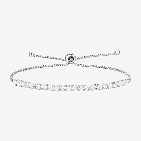 (G-H / Vsi-Vs2) Womens 1 1/2 CT. T.W. Lab Grown White Diamond Sterling Silver Bolo Bracelet