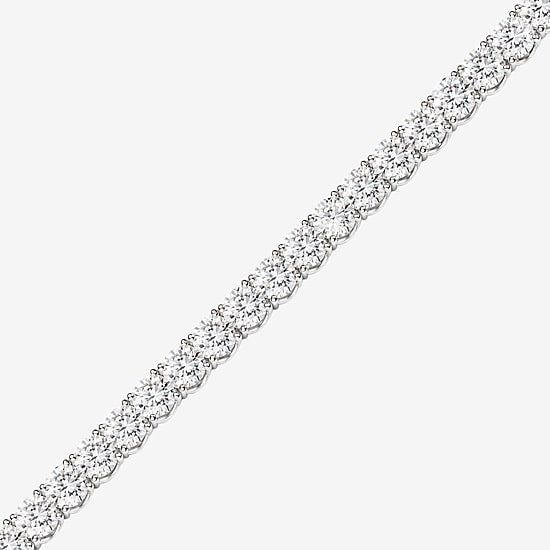 (G-H / Vsi-Vs2) Womens 1 1/2 CT. T.W. Lab Grown White Diamond Sterling Silver Bolo Bracelet
