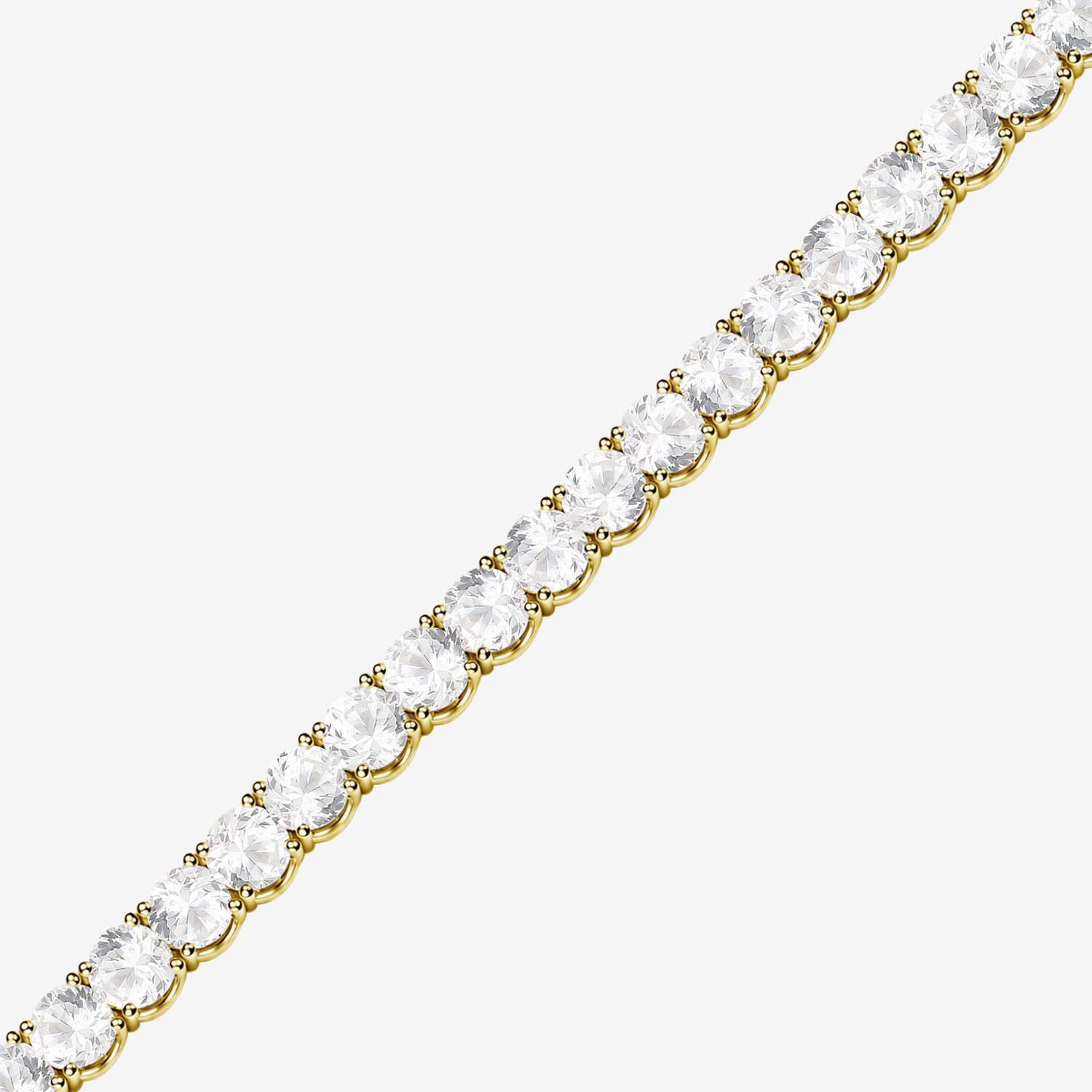 (G-H / Vs1-Vs2) Womens White Diamond Sterling Silver 17 Inch Tennis Necklace