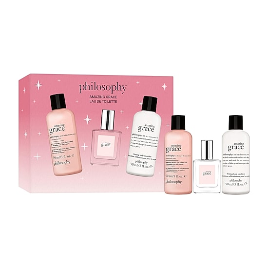 Philosophy Philosophy Amazing Grace Eau De Toilette, Shower Gel & Body Emulsion 3-Piece Gift Set