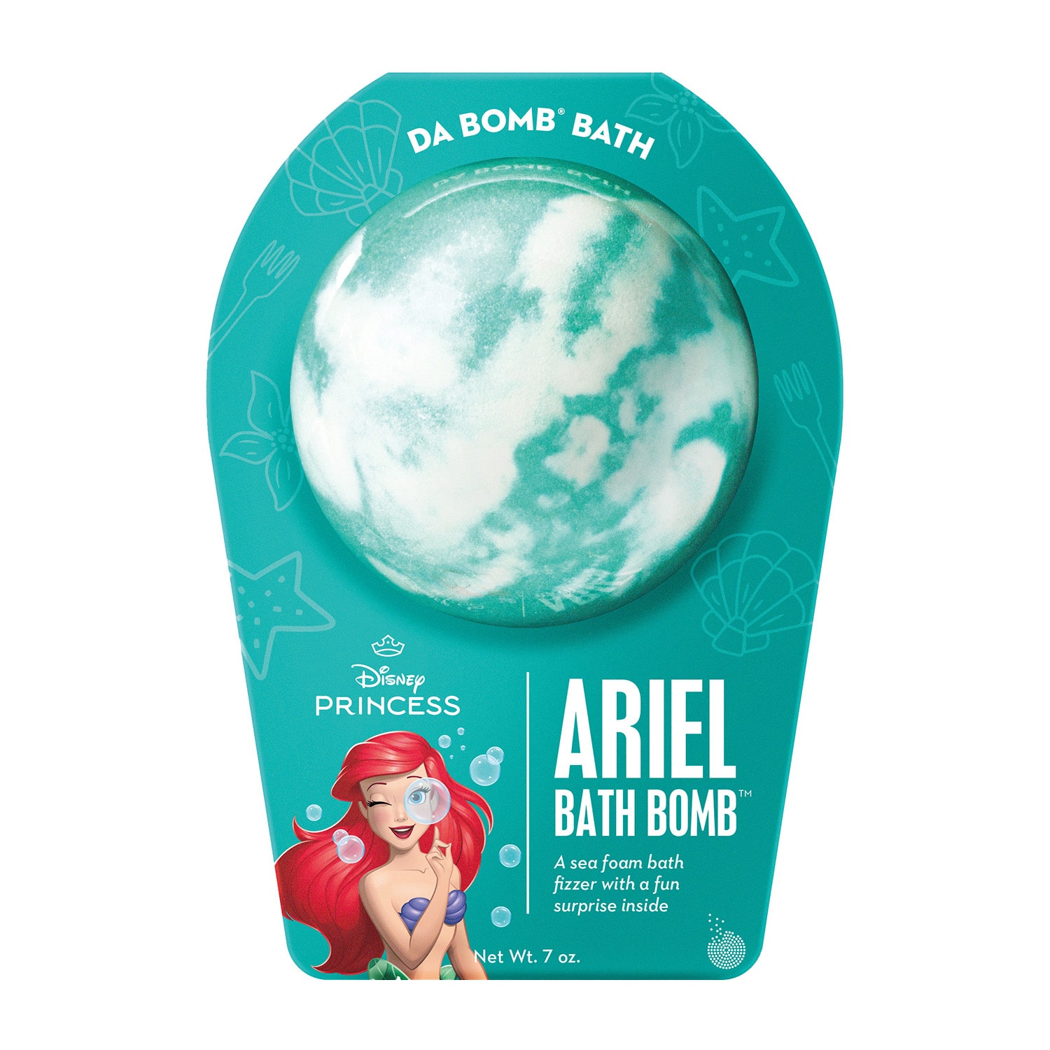 Da Bomb Da Bomb Bath Fizzers Princess Ariel Bath Bomb - 3.5oz
