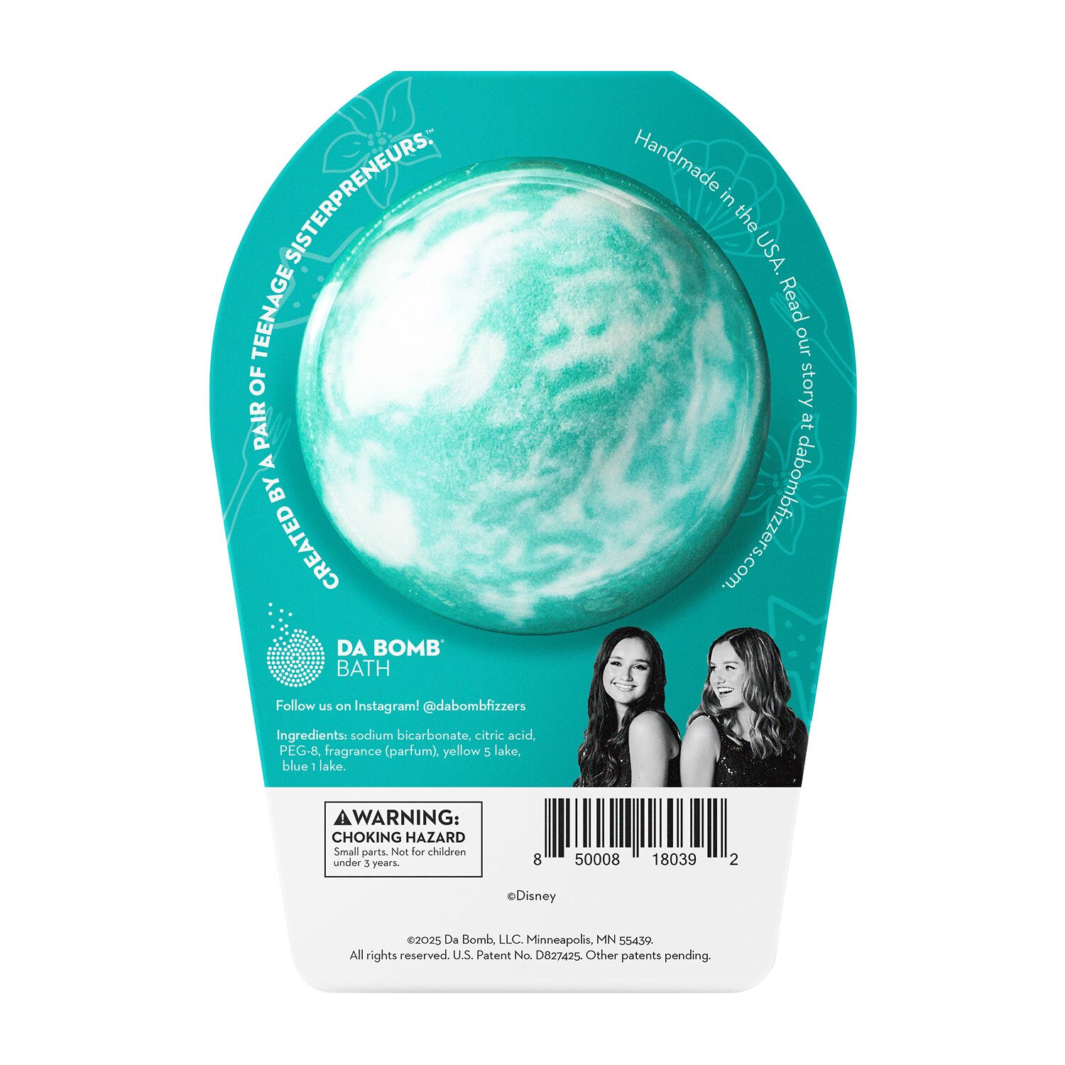 Da Bomb Da Bomb Bath Fizzers Princess Ariel Bath Bomb - 3.5oz