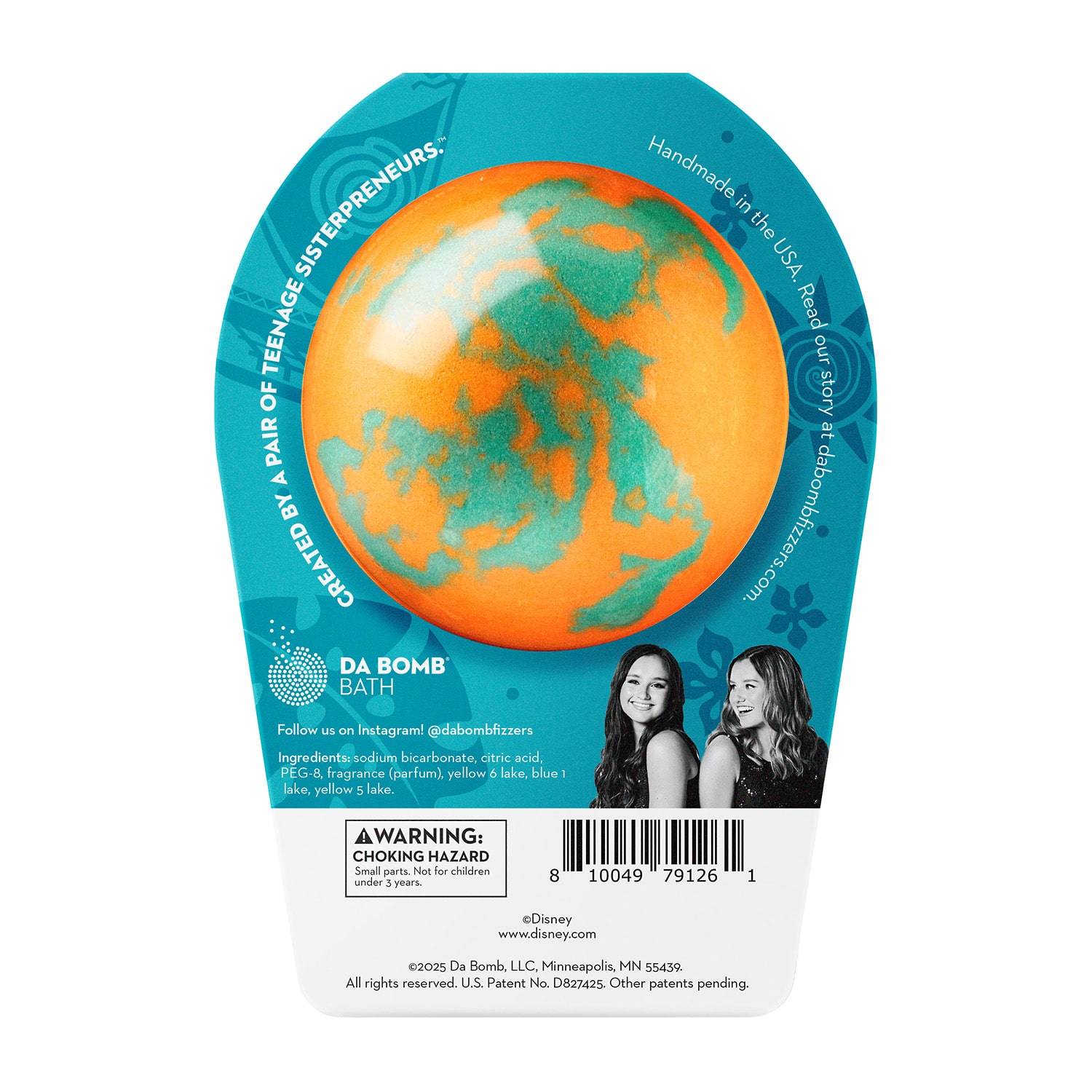 Da Bomb Da Bomb Bath Fizzers Princess Moana Bath Bomb - 6.5oz