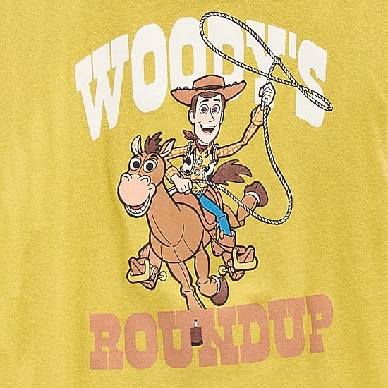 Disney Collection Boys Crew Neck Short Sleeve Regular Fit Toy Story Graphic T-Shirt