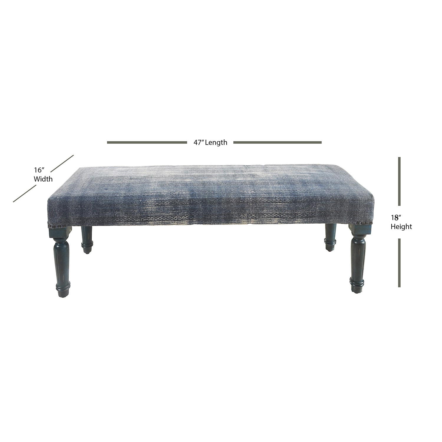 LR Home Sadie Southwest Upholstered Kilim Bench Beige/Multi