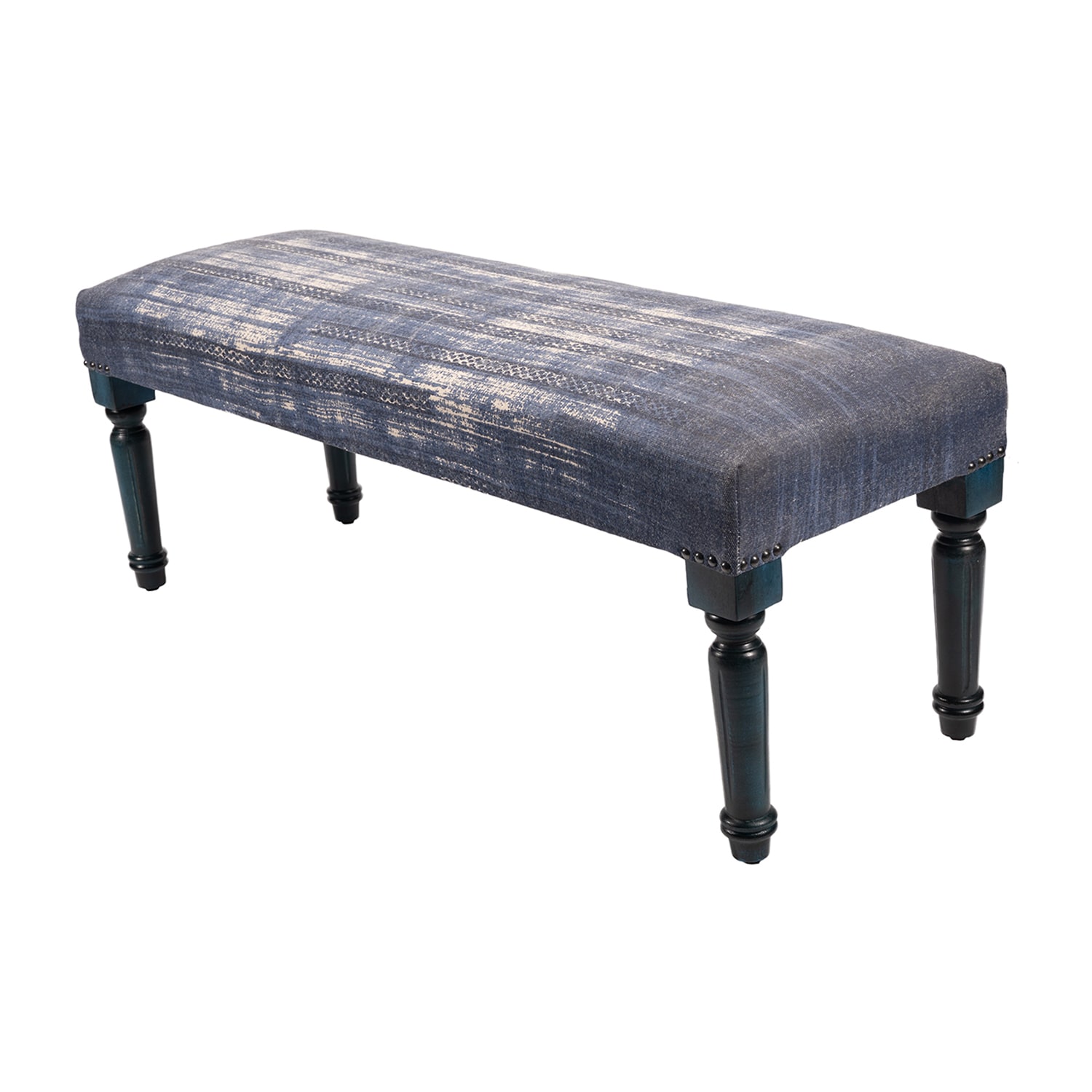 LR Home Sadie Southwest Upholstered Kilim Bench Beige/Multi