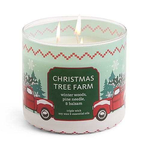 Distant Lands Scented Jar Candle In Christmas Tree Fr
