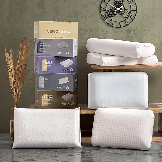Depera Home Turkish Cotton Medium Density Bed Pillow