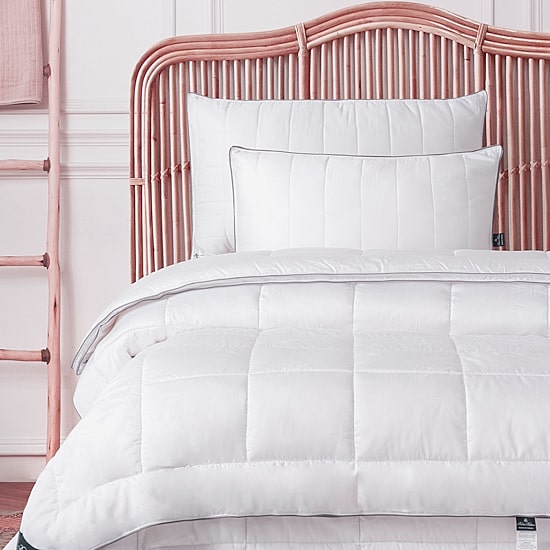 Depera Home Turkish Cotton Medium Density Bed Pillow