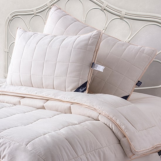 Depera Home Turkish Cotton Medium Density Bed Pillow