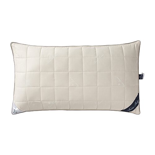 Depera Home Turkish Cotton Medium Density Bed Pillow In Beige