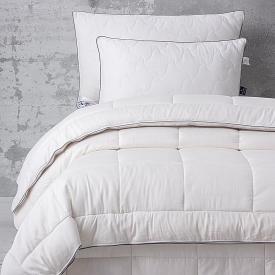 Depera Home Turkish Cotton Medium Density Bed Pillow