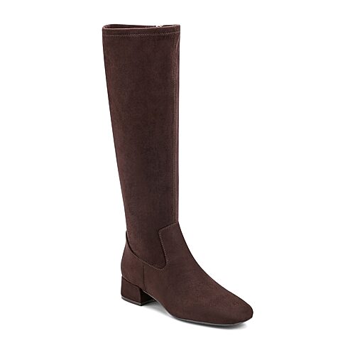 Easy Spirit Womens Danilyn2 Block Heel Dress Boots In Brown