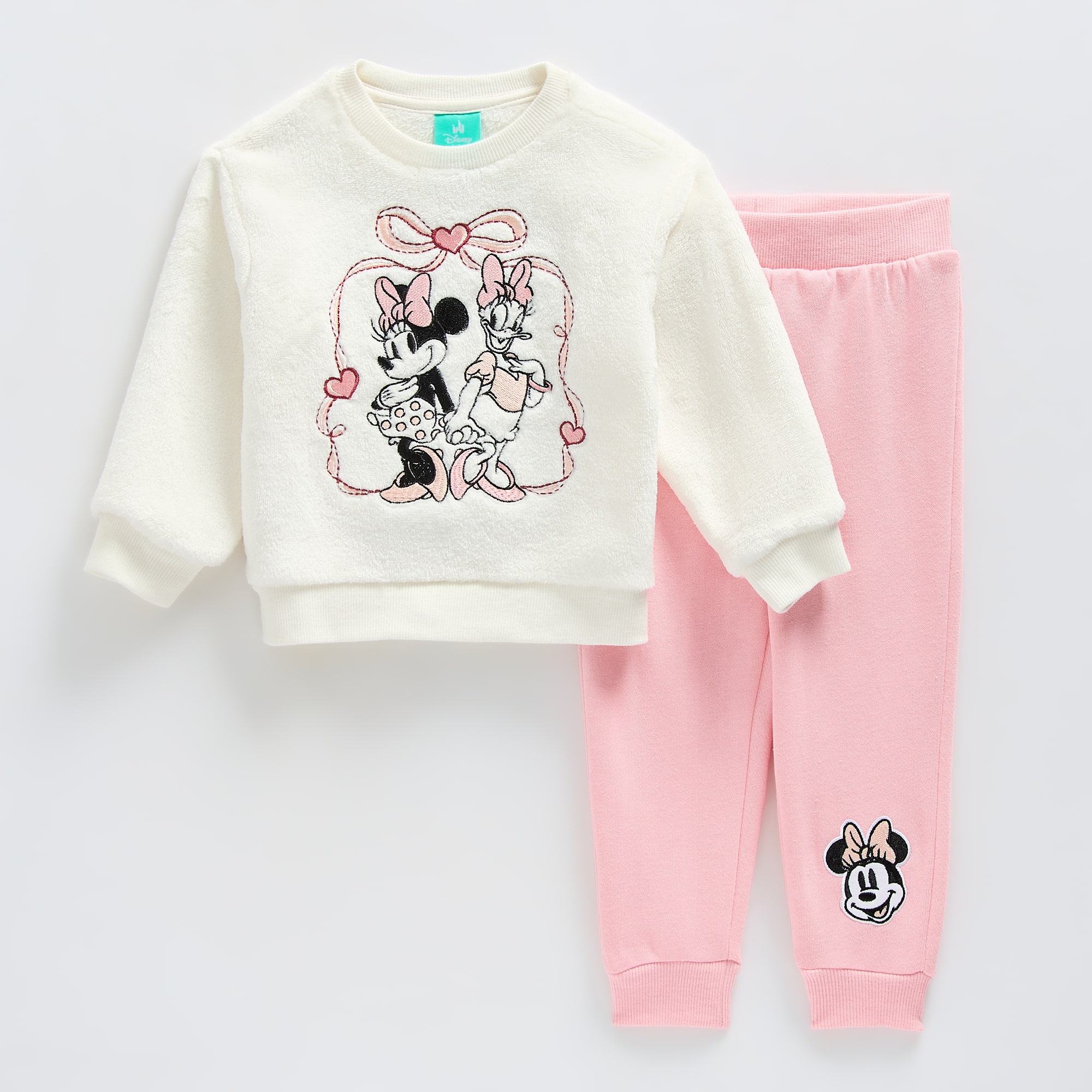 Baby Unisex Minnie Mouse Knit 2-pc. Pant Set