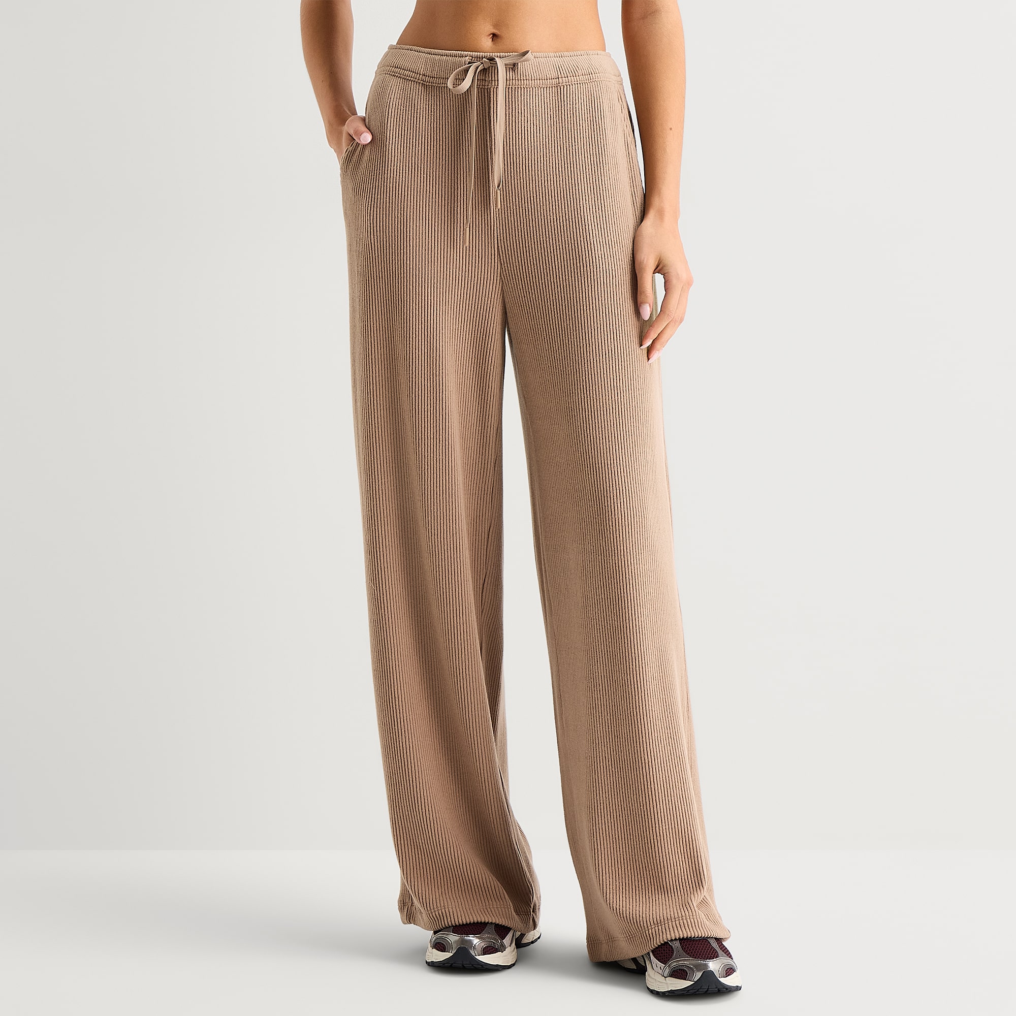 Xersion Womens Wide Leg Mid Rise Regular Fit Sweatpant
