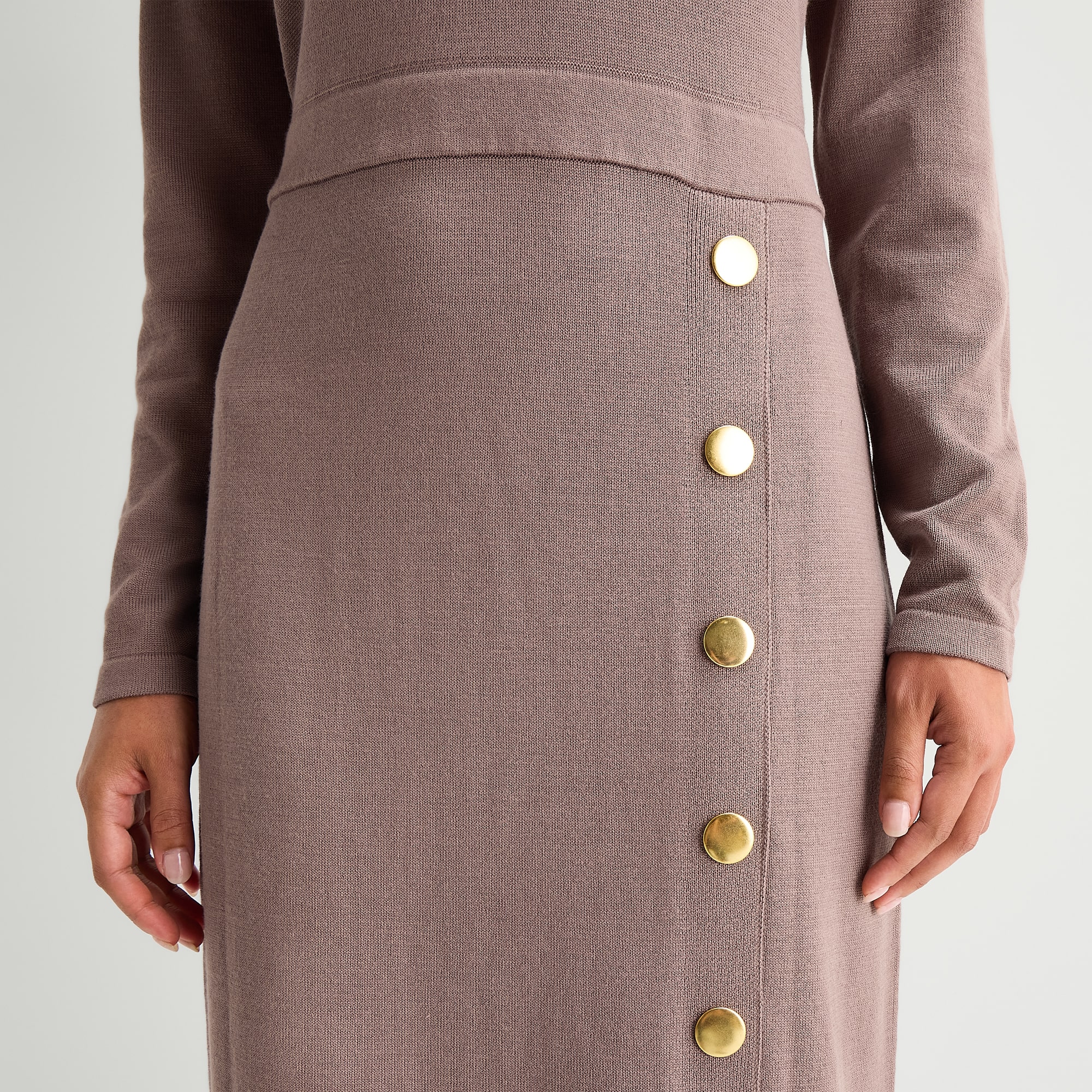 Maia Womens Long Sleeve Sweater Dress