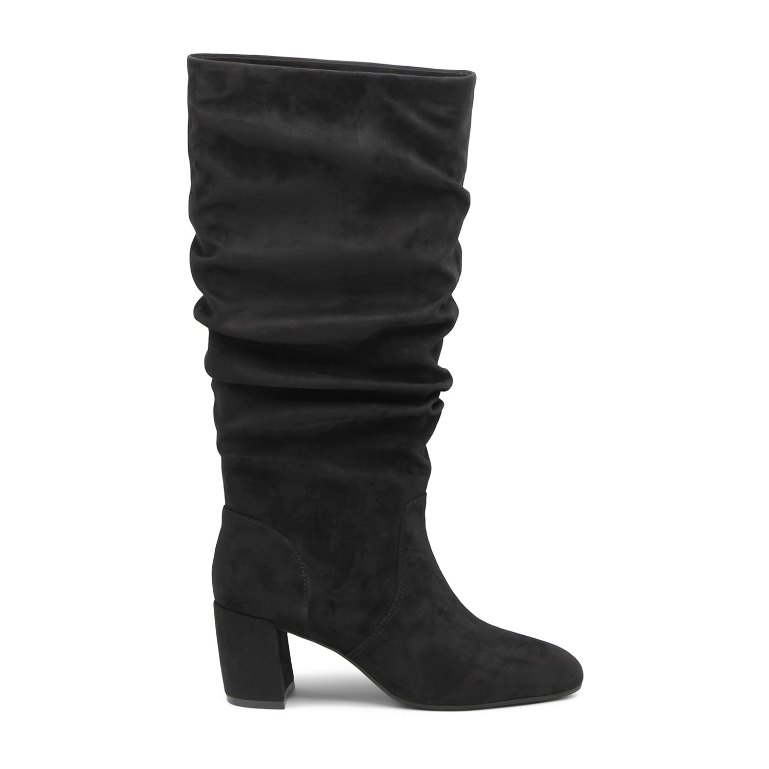 Adrienne Vittadini Womens Annalee Block Heel Slouch Boots